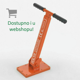 CL10 with cart and Available in webshop sign